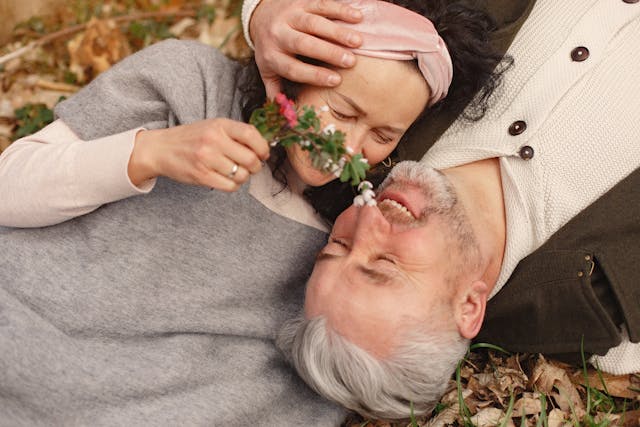 Smiling couple